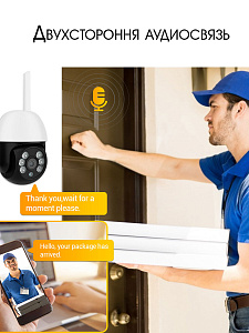 Орбита OT-VNI65 Видеокамера IP-WI-FI (1920*1080, 2Mpix, 3,6мм, пластик)